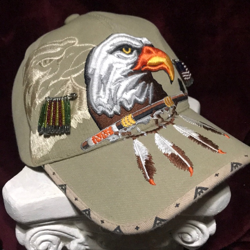 Native Airborne Santo Cap Eagle Peace Pipe
